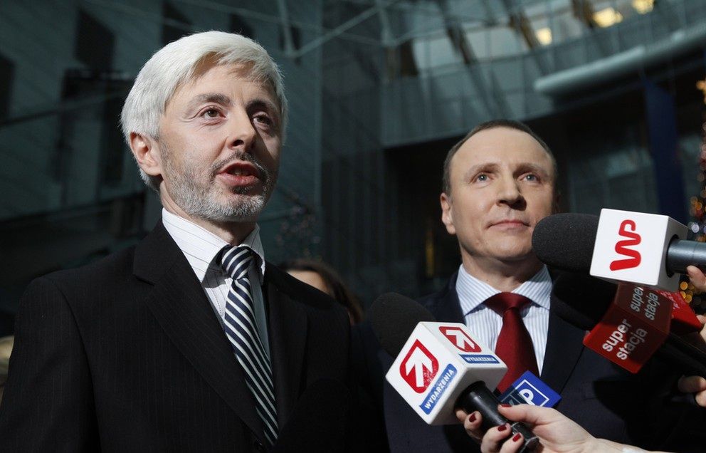 Maciej Stanecki i Jacek Kurski