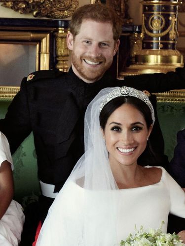 Oficjalny ślubny portret Meghan Markle i księcia Harry'ego