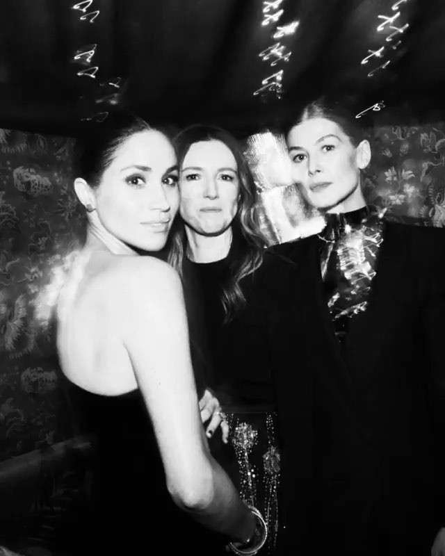 Meghan Markle na after party po gali British Fashion Awards 2018