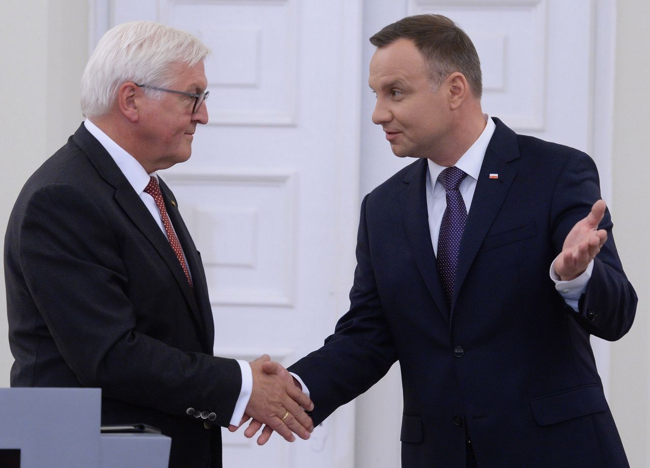 Andrzej Duda starł się z prezydentem Niemiec. "Nie jesteśmy naiwni"