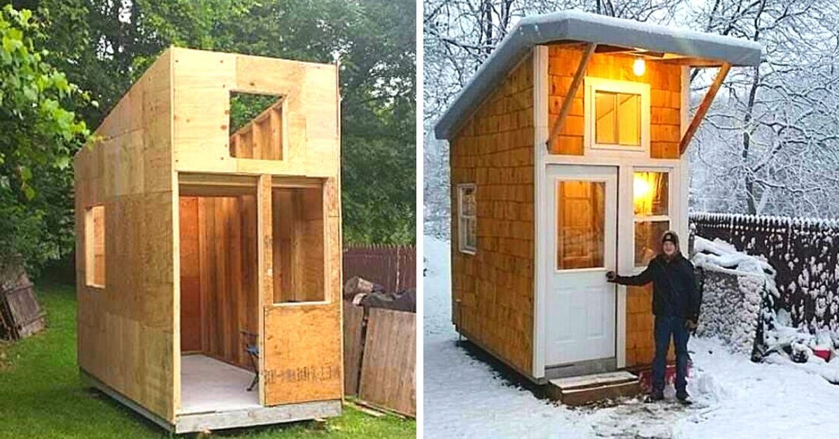 Kreatywność nastolatków nie zna granic? 13-latek zbudował mały domek za niecałe 6000 złotych!