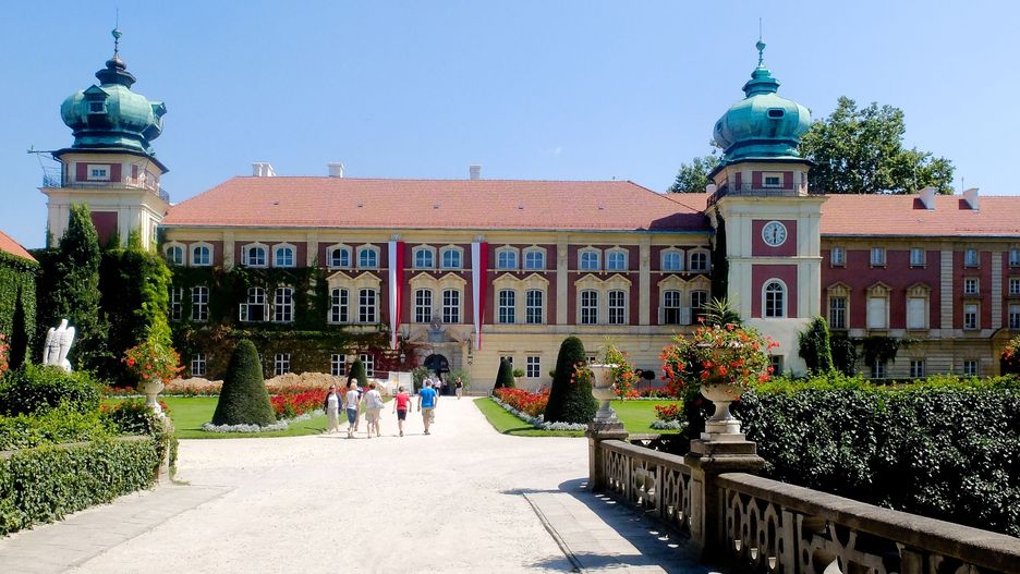 Kompleks parkowo-zamkowy w Łańcucie.