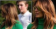 Całe Stany Zjednoczone emocjonują się piersiami Melanii Trump! Prawie rozerwały jej obcisły sweterek!