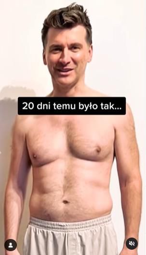 Tomasz Kammel przed ćwiczeniami