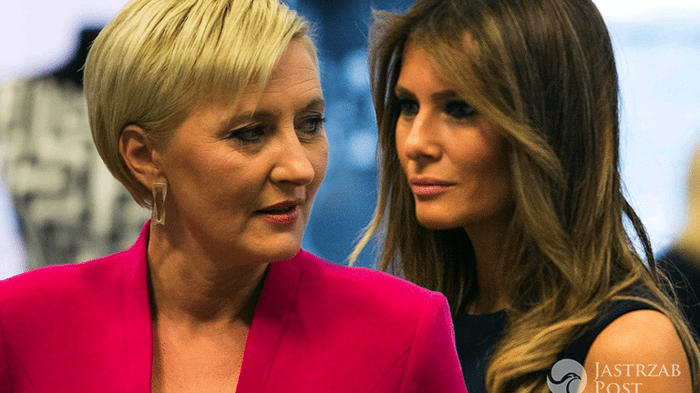 Stylizacje Agaty Dudy i Melanii Trump w Polsce
