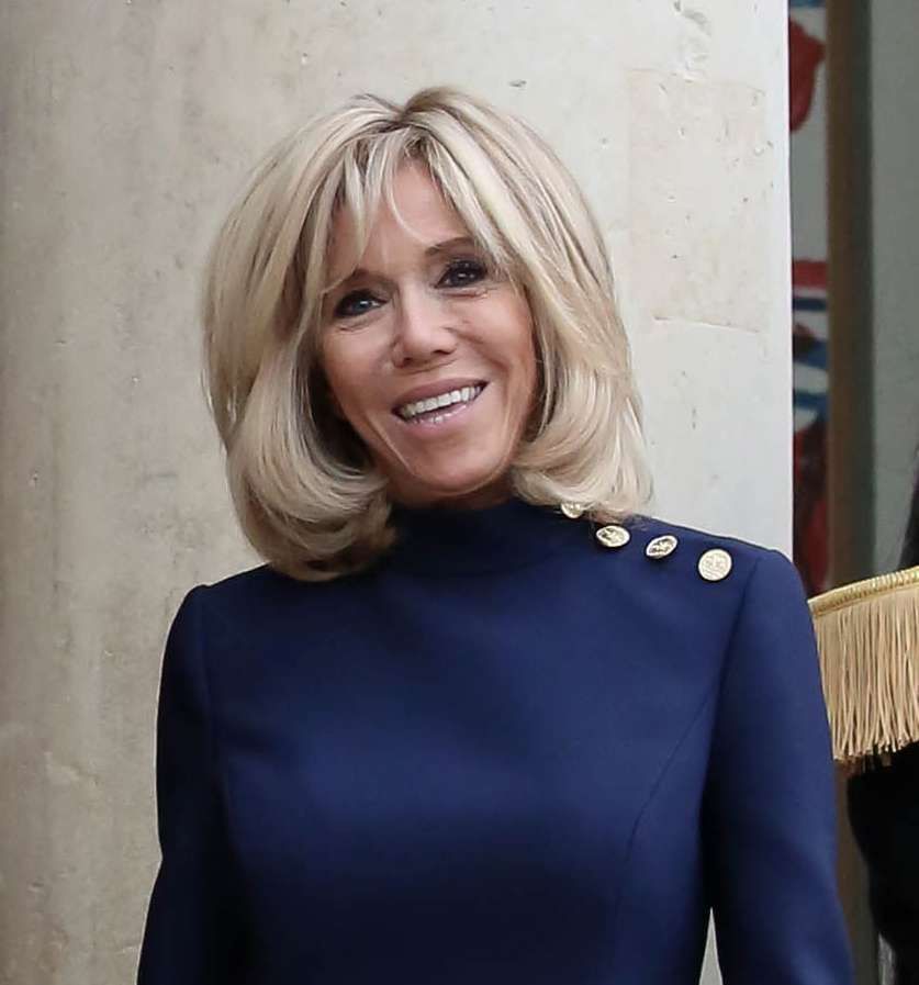 Melania Trump i Brigitte Macron spotkały się w pałacu prezydenckim