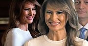 Melania Trump paraduje z wielkim biustem podczas oficjalnej wizyty! To jej pierwsza taka wpadka!