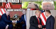 Najlepsze memy z Donaldem Trumpem i Andrzejem Dudą. Przyjazd prezydenta USA uruchomił wyobraźnię internautów