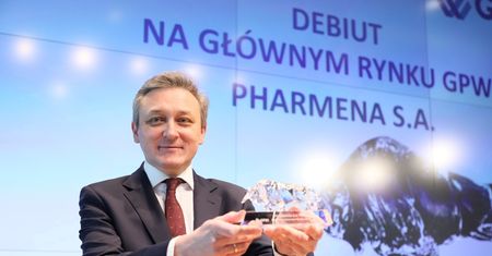 Pharmena debiutuje na GPW. Akcje nie zrobiły furory