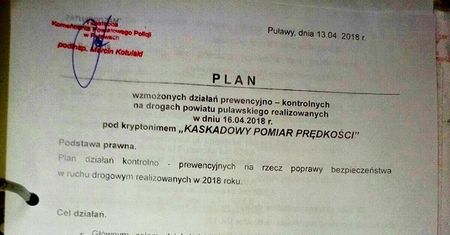 Tak drogówka pompuje statystyki. Komendant zakazał stosowania pouczeń. Wyciekł dokument