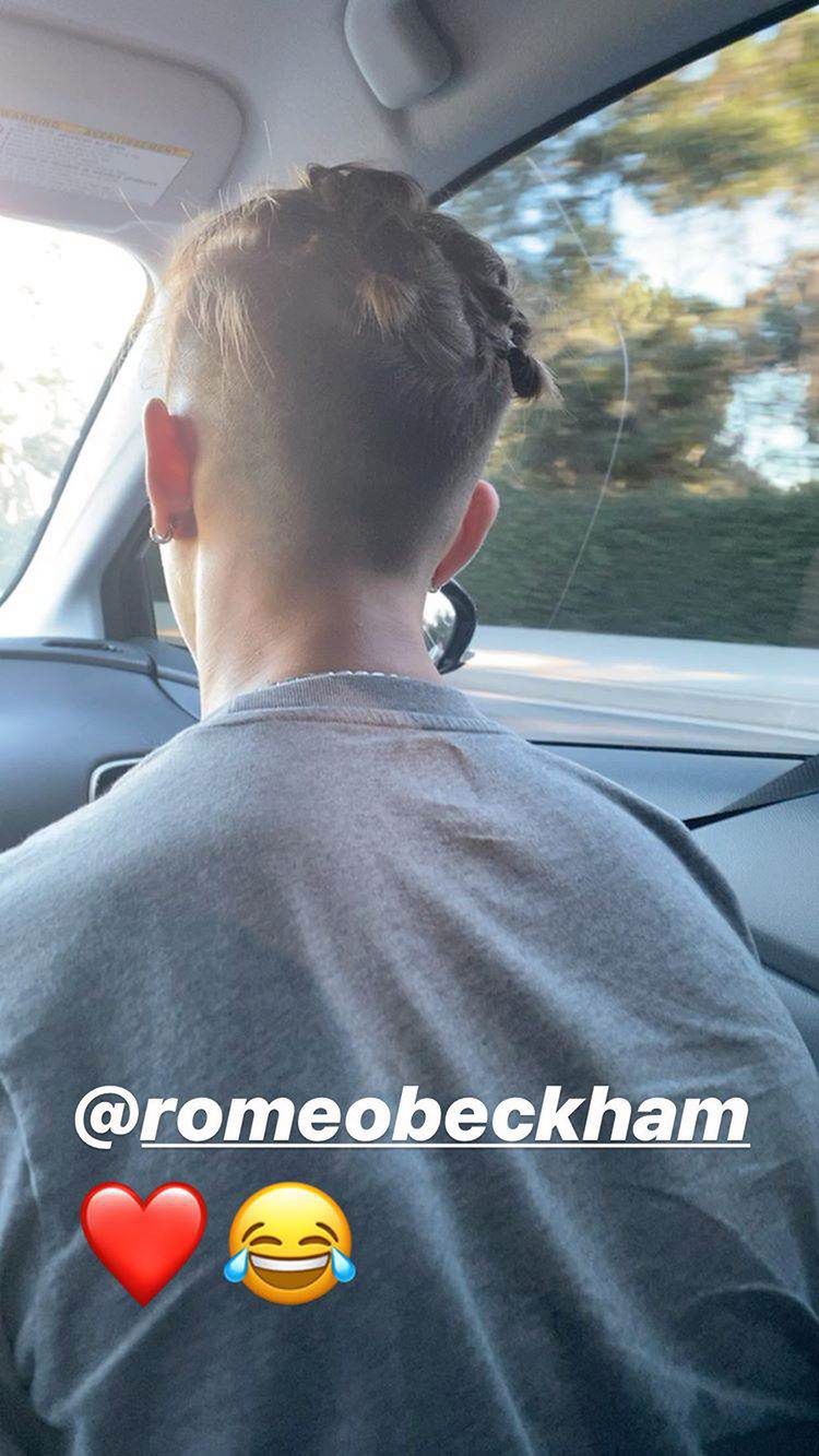 Romeo Beckham zmienił fryzurę