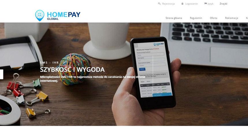 "Szybkość i wygoda" - takim hasłem reklamowała się na swojej stronie spółka Homepay. Okazało się bez pokrycia.