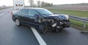 Tak wyglądało auto generała po zderzeniu na A2. Jest oświadczenie MON