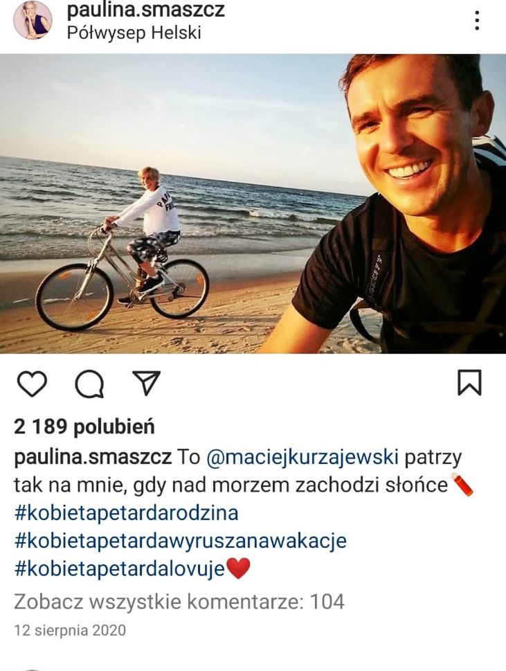 Paulina Smaszcz-Kurzajewska chwali Macieja Kurzajewskiego