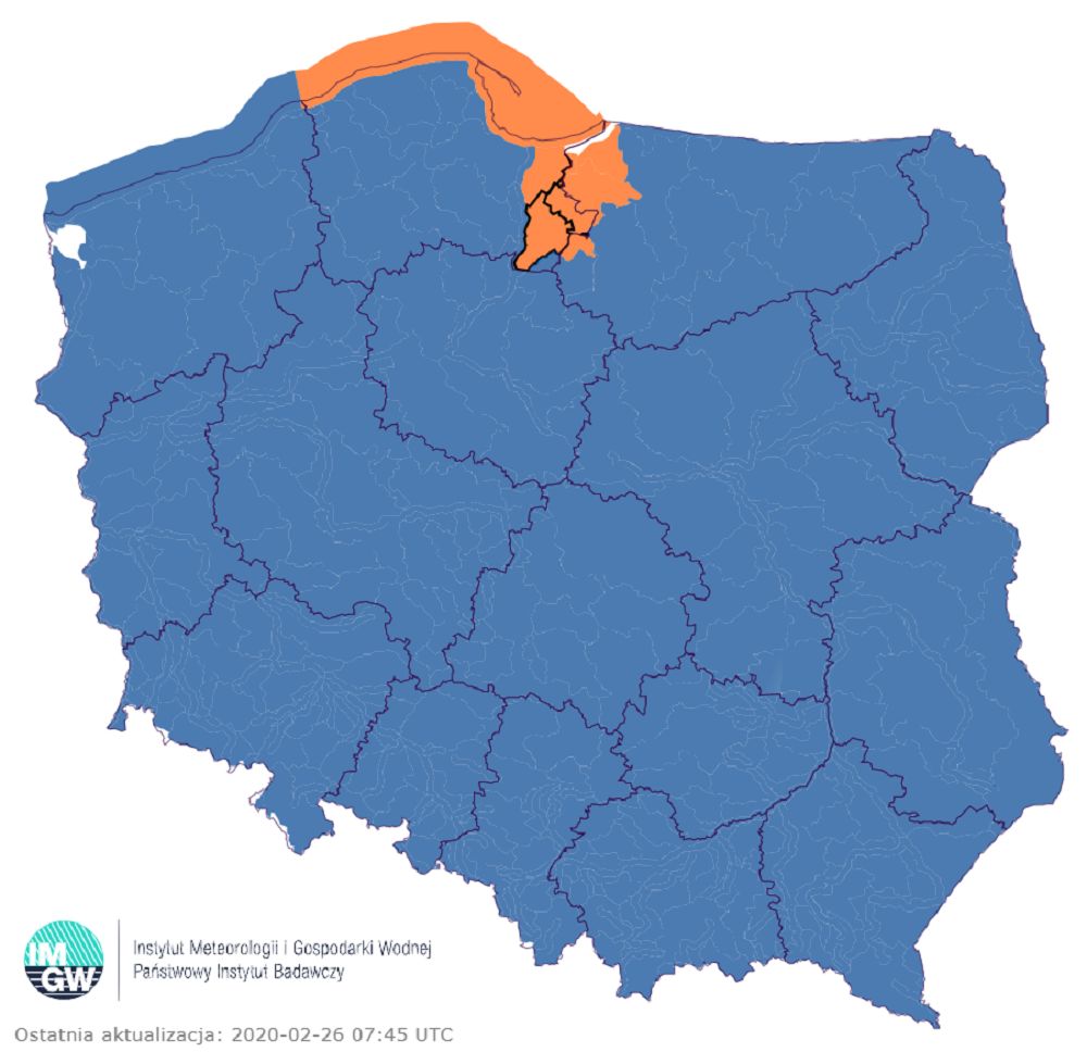 IMGW wydaje alerty hydrologiczne 