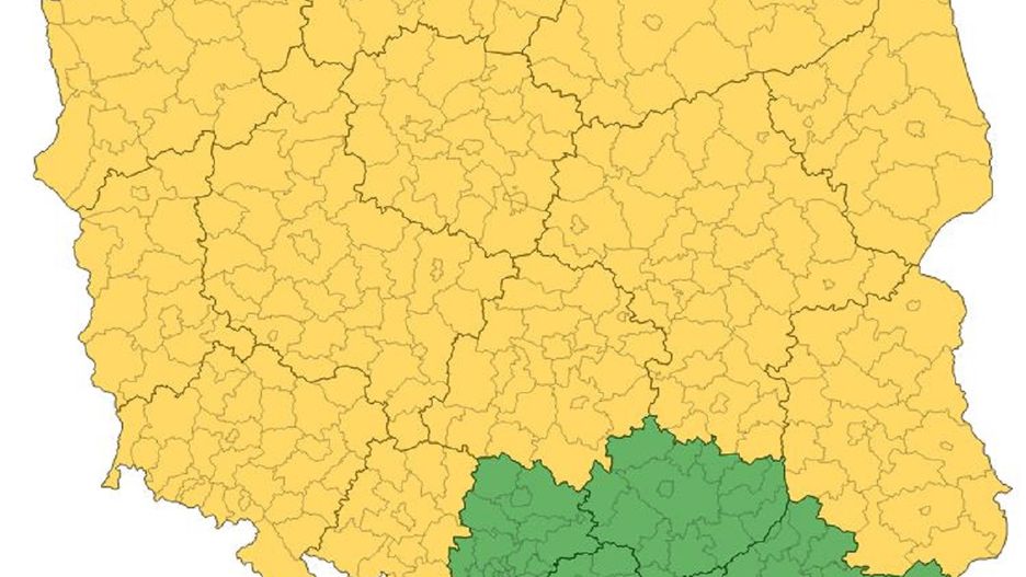 IMGW wydaje ostrzeżenia dla 12 województw