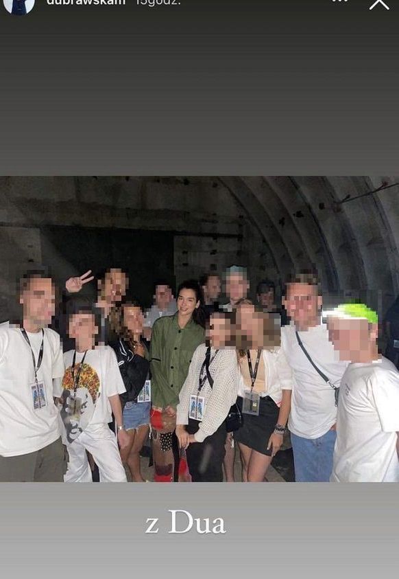 Dua Lipa w schronie na Open'er Festival 2022