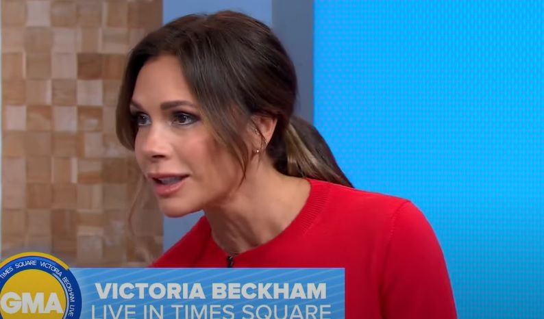 Victoria Beckham - screen z Good Morning America