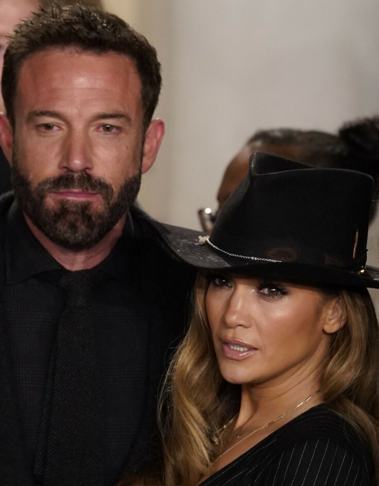 Jennifer Lopez i Ben Affleck na pokazie Ralpha Laurena