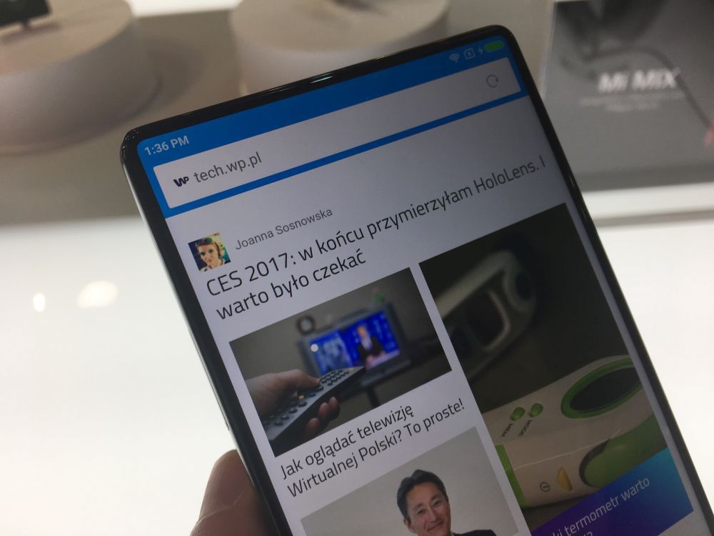 CES 2017: Widzieliśmy nowy smartfon Xiaomi. Ten bez ramek