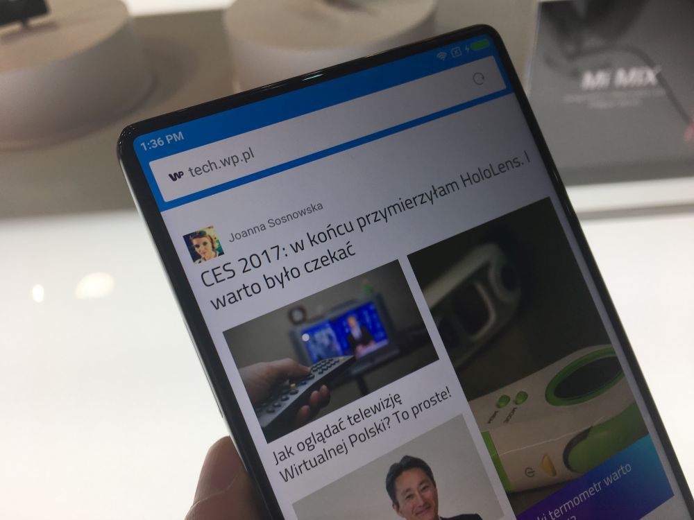 CES 2017: Widzieliśmy nowy smartfon Xiaomi. Ten bez ramek 