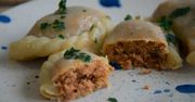 Pierogi z kurczakiem i suszonymi pomidorami
