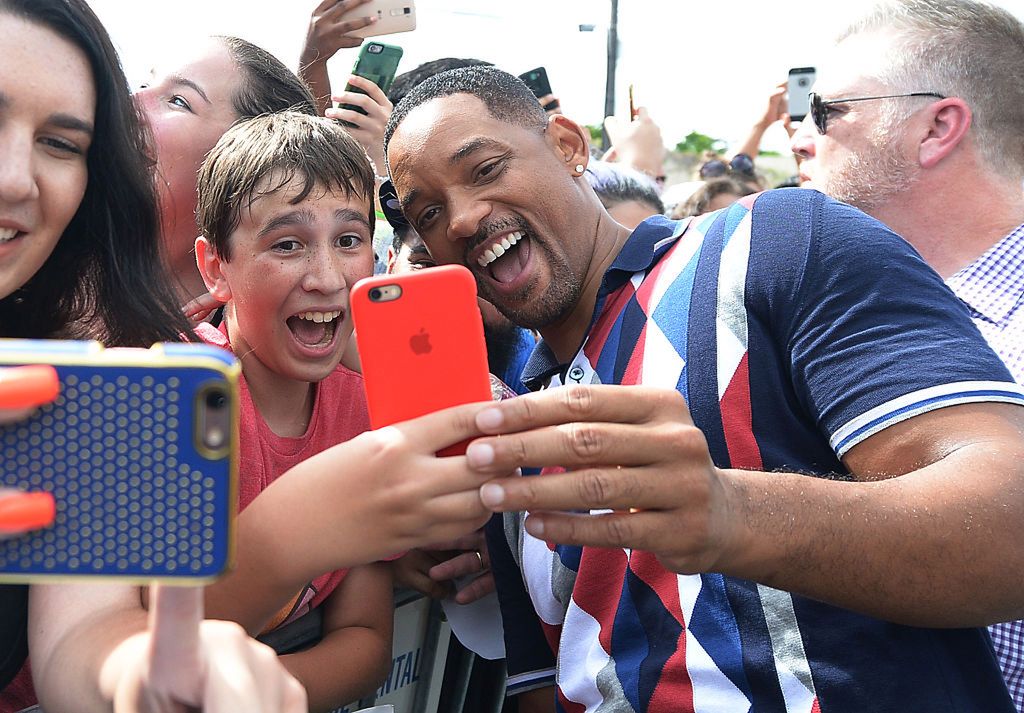Will Smith z fanami