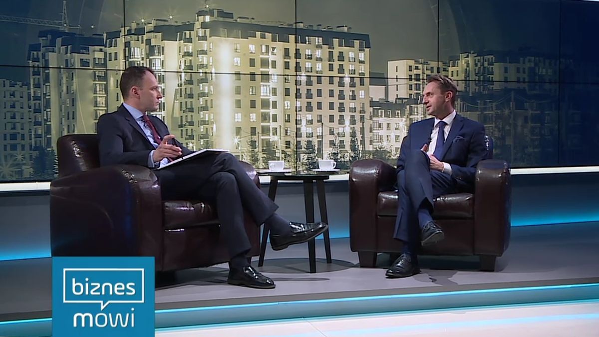 Gościem pierwszego odcinka "Biznes mówi" był Dariusz Blocher, prezes Budimex.