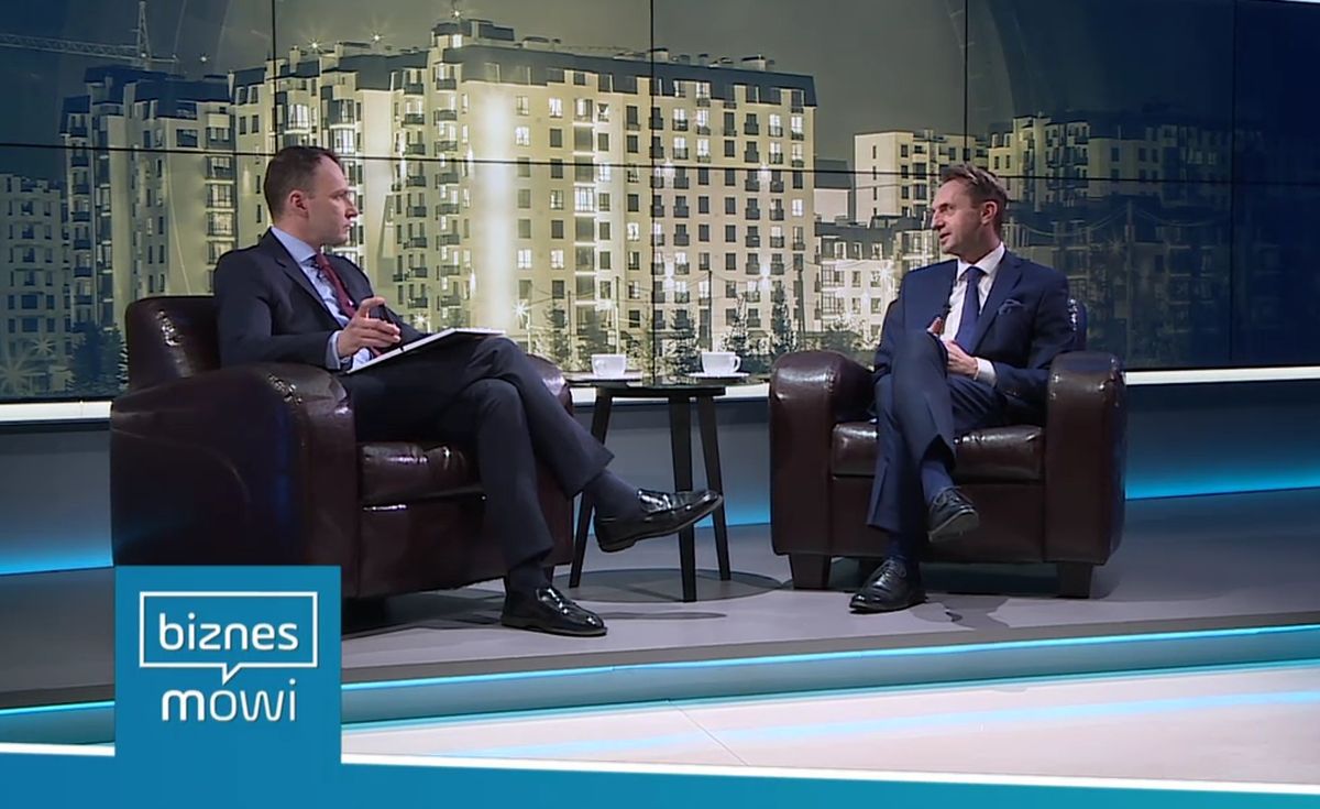 Gościem pierwszego odcinka "Biznes mówi" był Dariusz Blocher, prezes Budimex.