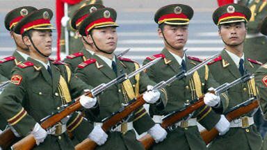 Żołnierze chińskiej armii