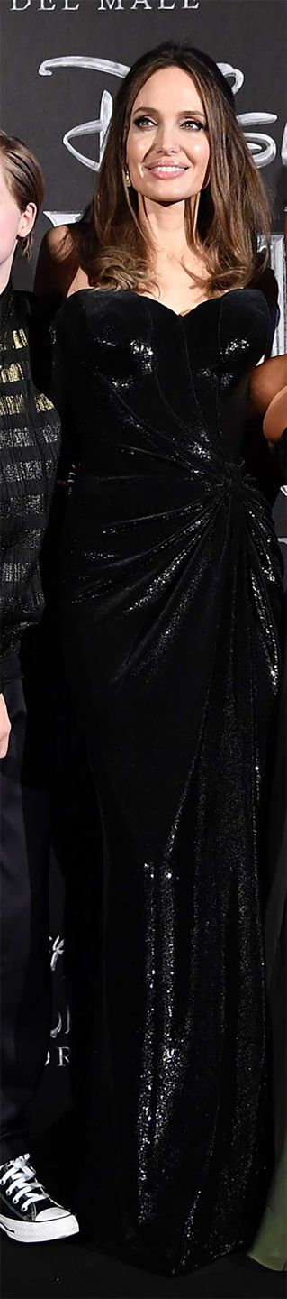 Angelina Jolie na premierze Czarownicy 2 w Rzymie