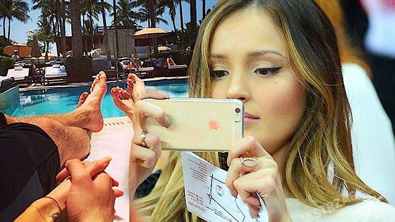 Marina Łuczenko nago na plaży w Rzymie. Instagram Mariny