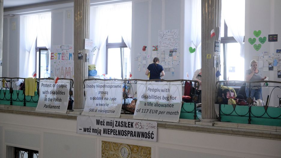Protest w Sejmie trwa od ponad miesiąca 