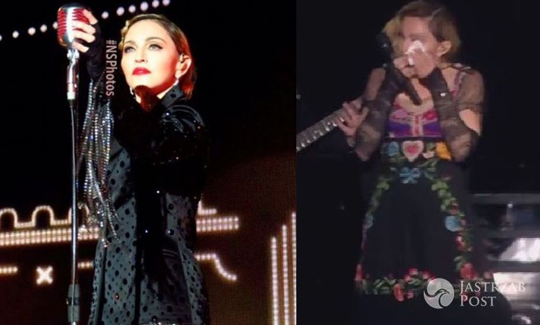 Madonna płacze na koncercie w Sztokholmie