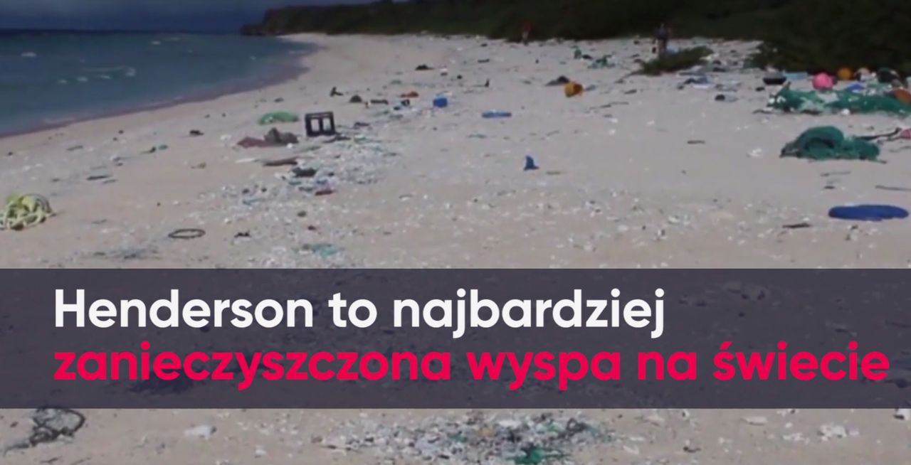 Tony plastiku na plaży. To najbardziej zanieczyszczona wyspa świata