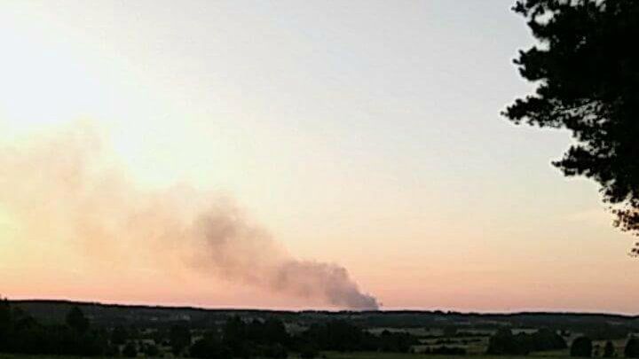 Na miejsce ściągnięto cysternę