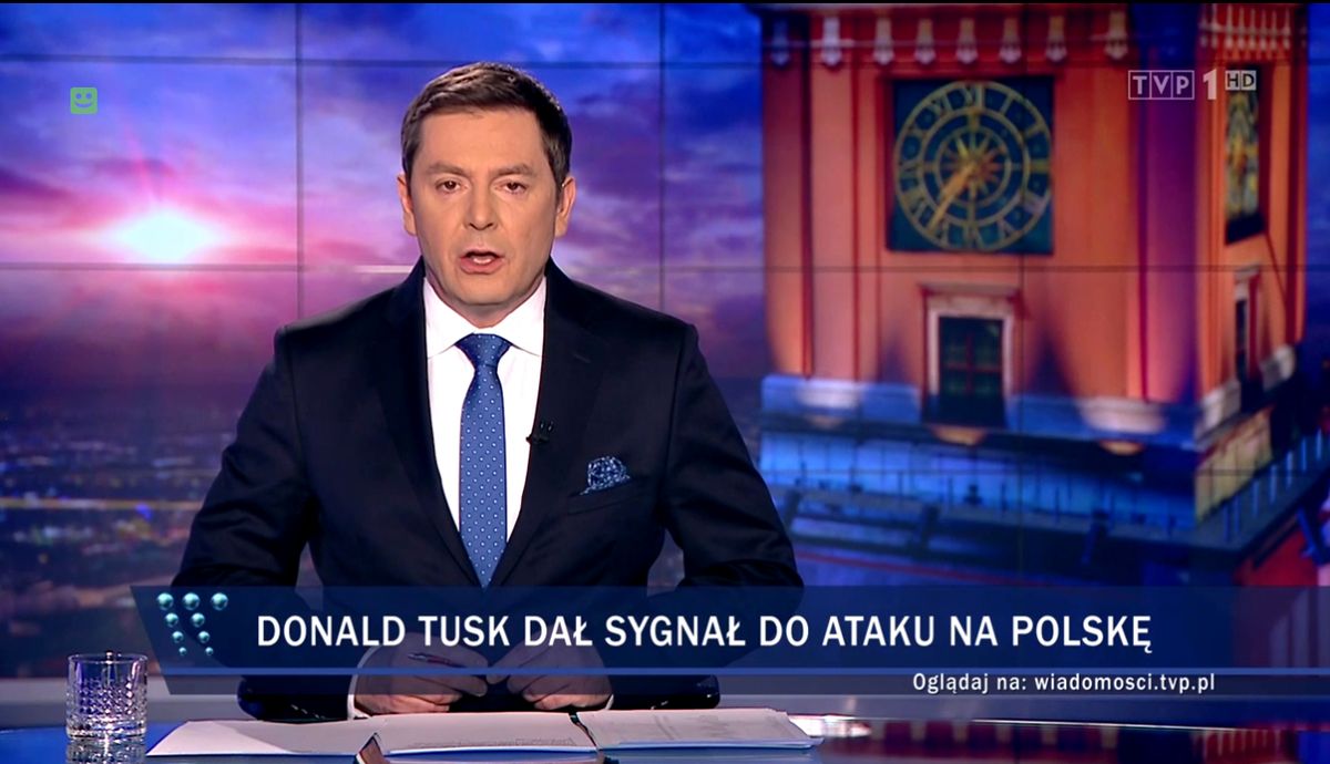 Wiadomości TVP nadal żyją wpisem Donalda Tuska: dał sygnał do ataku. Jak w "Krzyżakach"
