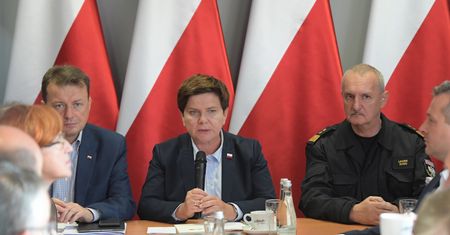 Nawałnice na Pomorzu. Premier Szydło i minister Błaszczak w Chojnicach
