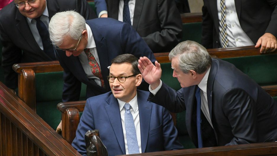 Expose. Mateusz Morawiecki miał w Sejmie wsparcie rodziny
