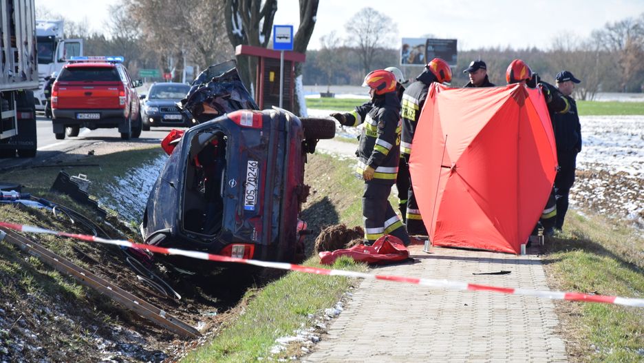 W wypadku pod Ostrołęka zginęło dwoje dzieci