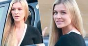 Joanna Krupa w zabójczych szpilach na lunchu w Miami. Błysnęła ekranem komórki, a na nim słodkie zdjęcie Ashy