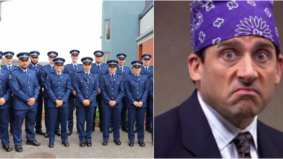 Nowozelandzka policja wykorzystała postać odtwarzaną przez Steve'a Carella w popularnym serialu.