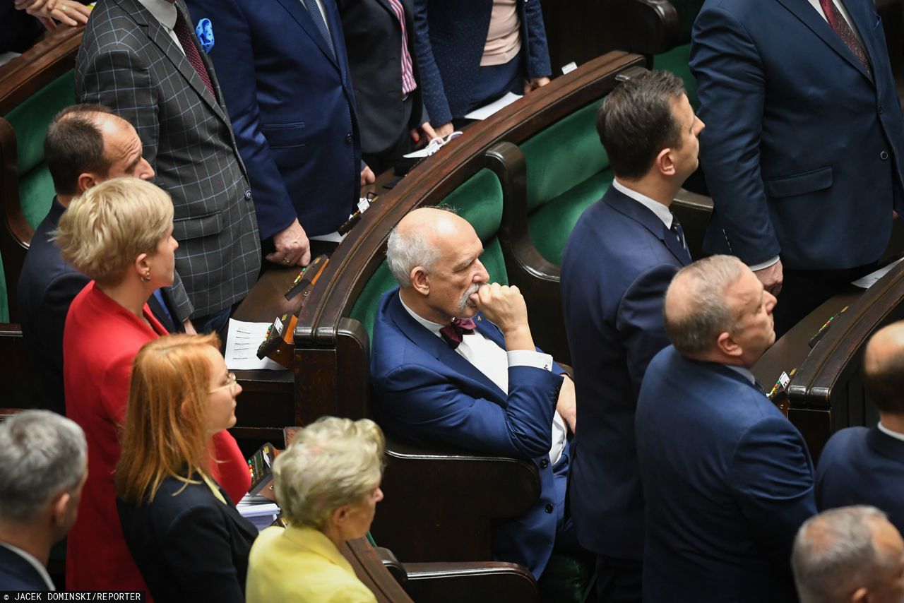 Koziński: Janusz Korwin-Mikke wspiera rosyjskie kłamstwa. Problem z nim się pogłębia (Opinia)