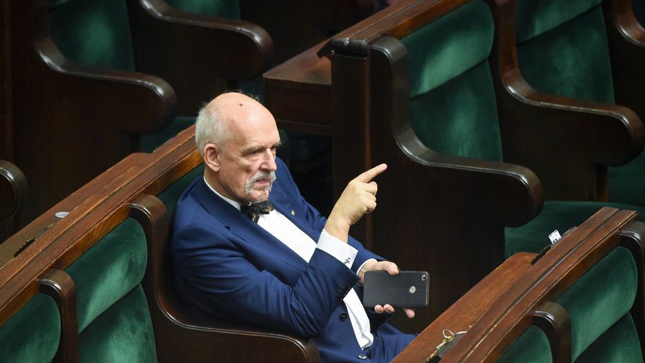 Janusz Korwin-Mikke nie popiera ustawy dyscyplinującej sędziów