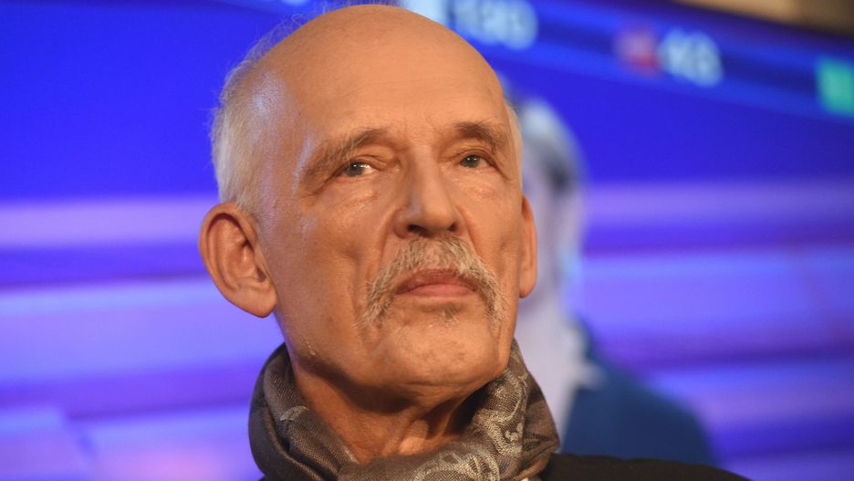 Wyniki wyborów exit poll skomentował Janusz Korwin-Mikke