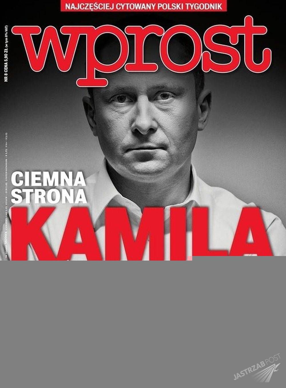 Kamil Durczok na okładce "Wprost"