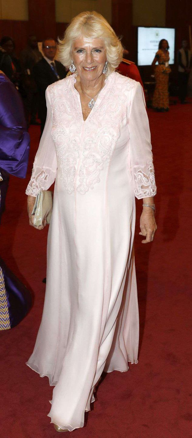 Księżna Camilla na kolacji z prezydentem Ghany