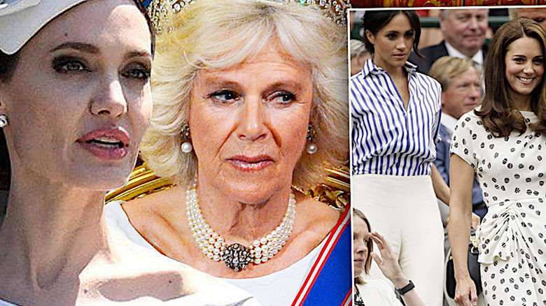 Angelina Jolie i księżna Camilla, Kate i Meghan
