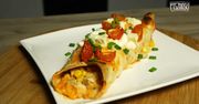 Kurczak w tortilli z pysznym sosem