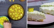 Sernik Piña Colada bez pieczenia